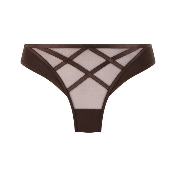 Slip brésilien Rianne - marron