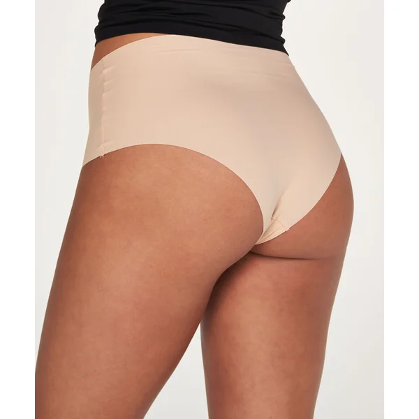 Slip brésilien taille haute Invisible - Beige