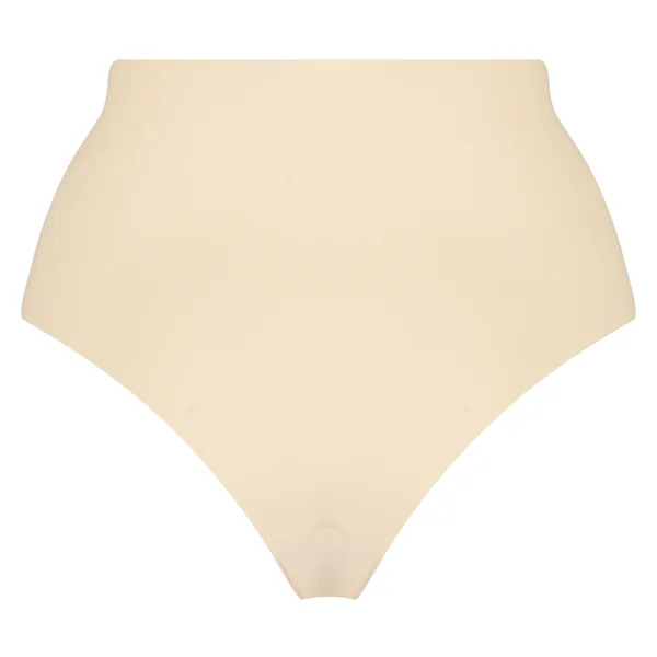 Slip brésilien taille haute Invisible - Beige
