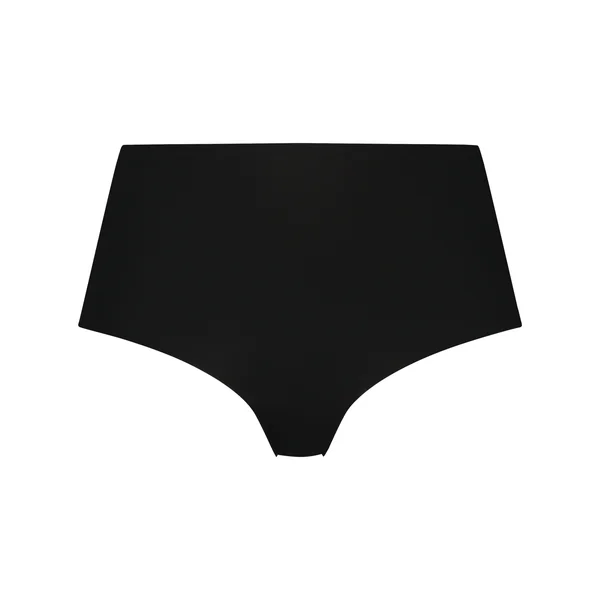 Slip brésilien taille haute Invisible - Noir
