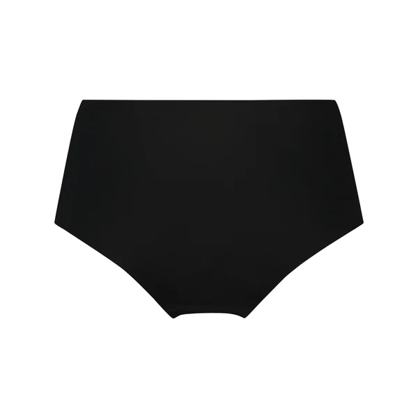 Slip brésilien taille haute Invisible - Noir