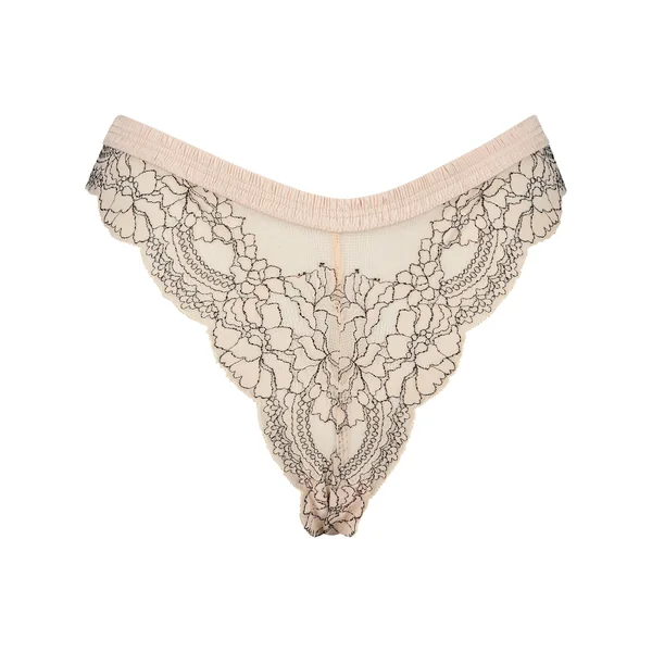 Slip brésilien échancré Yvo - Rose