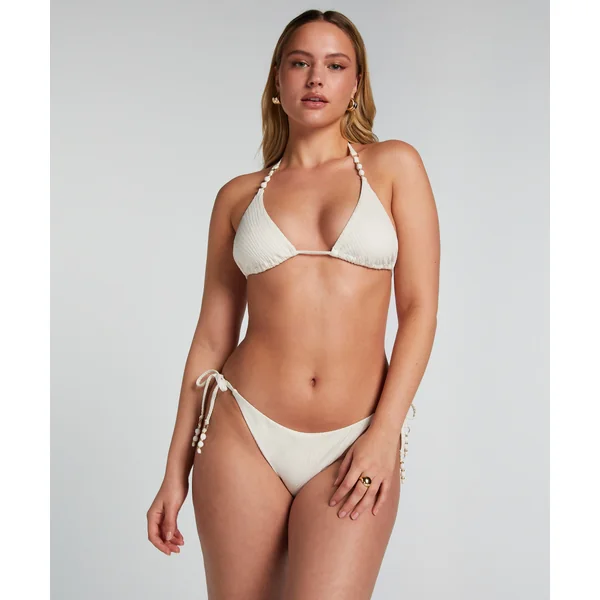 Slip de Bikini Échancrés Cozumel - Blanc