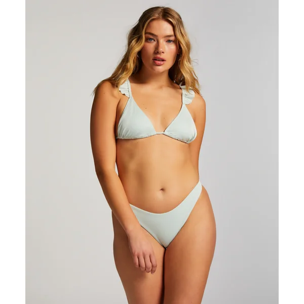 Slip de Bikini Échancrés Fiji - Bleu