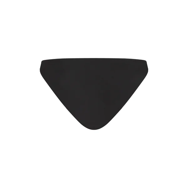 Slip de Bikini Échancrés Luna - Noir