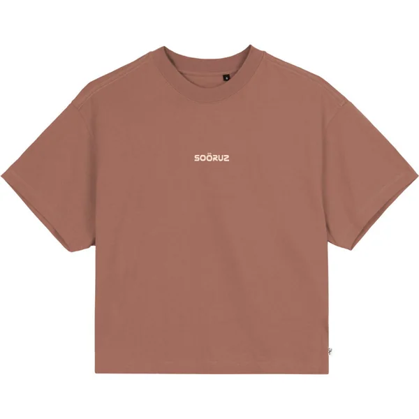 SOORUZ FEMMES W T-shirt Loose Bio POSTCARD organic cotton Terracotta