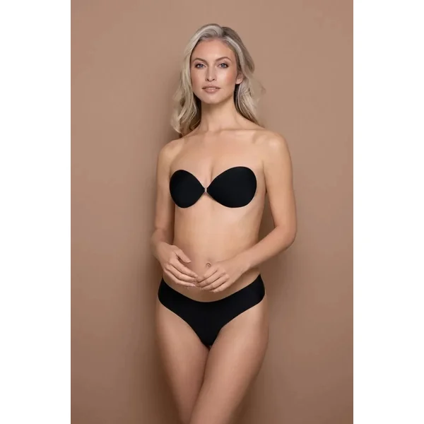 Soutien-gorge adhésif invisible noir