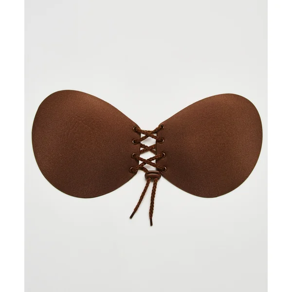 Soutien-gorge adhésif push-up - Marron