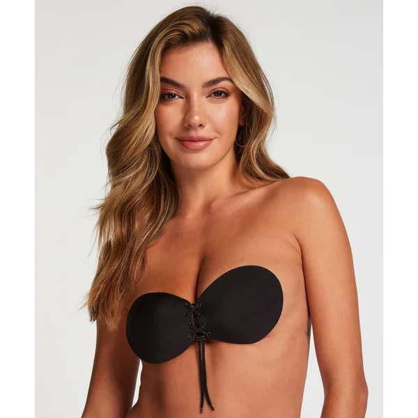 Soutien-gorge adhésif push-up - Noir