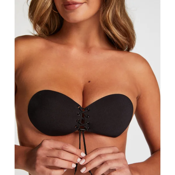 Soutien-gorge adhésif push-up - Noir