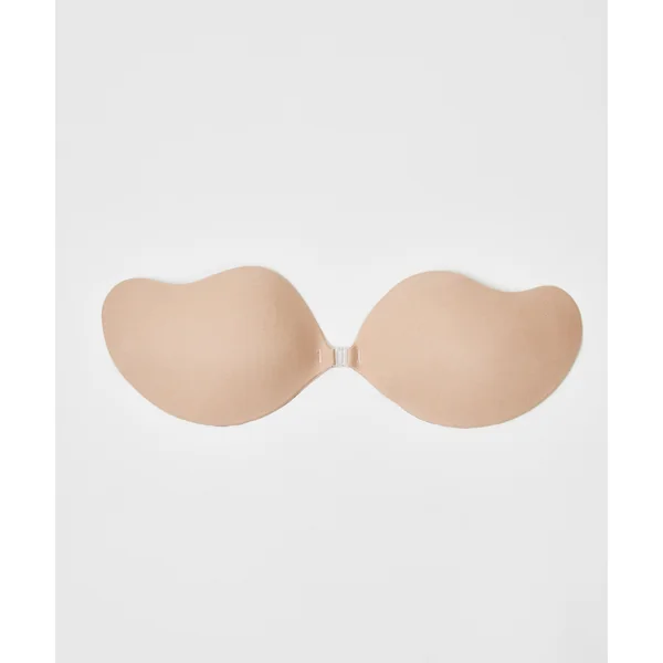 Soutien-gorge autocollant coupe basse - Beige