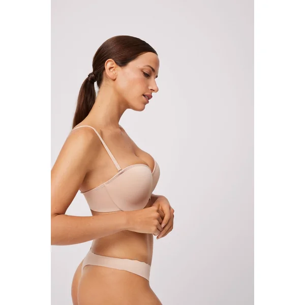 Soutien-gorge bustier multi-positions nude