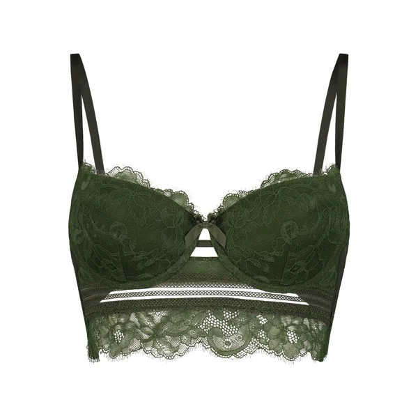 Soutien-gorge bustier à armatures préformé Saffron - Vert