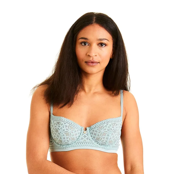 Soutien-gorge corbeille vert Madeleine
