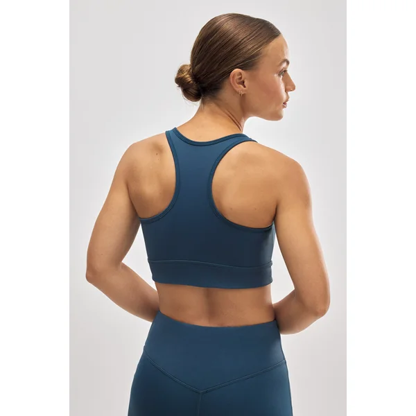 Soutien-gorge de sport dos nageur bleu