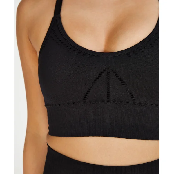 Soutien-gorge de sport HKMX The Comfort Niveau 1 - Noir