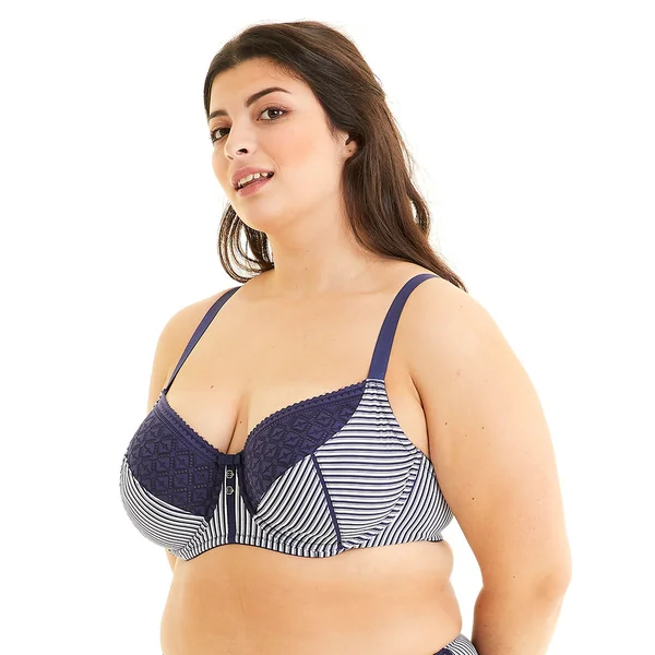 Soutien-gorge grand maintien marine Pacotille