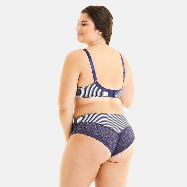 Soutien-gorge grand maintien marine Pacotille