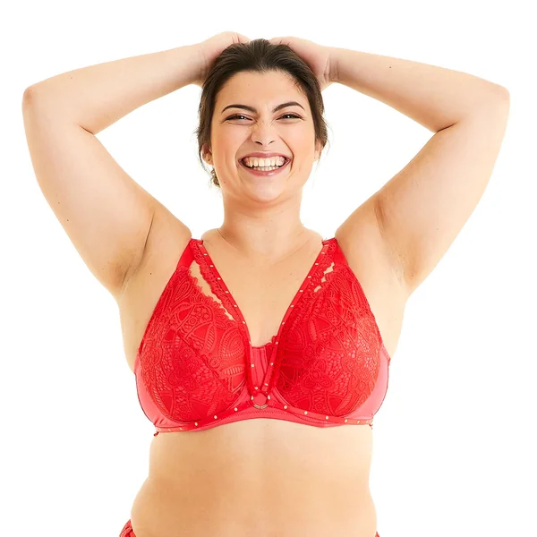 Soutien-gorge grand maintien rouge Saltimbanque