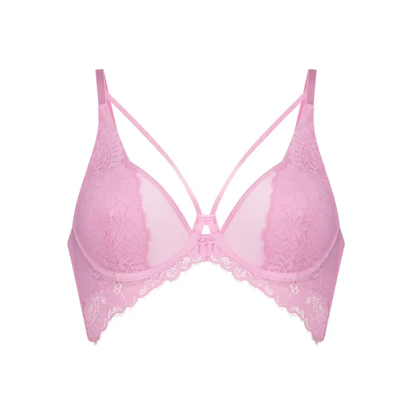 Soutien-gorge Longline non rembourré à armatures Milaan - Rose