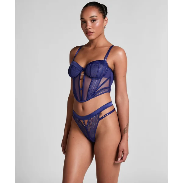 Soutien-gorge longline à armatures non rembourré Missy - Bleu
