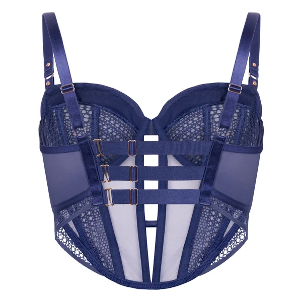 Soutien-gorge longline à armatures non rembourré Missy - Bleu