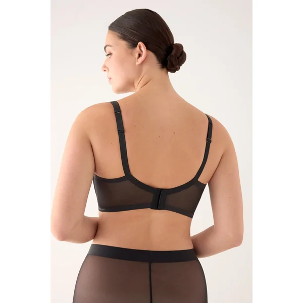 Soutien-gorge minimiseur noir Aura de nomarks, sans armatures ni rembourrage