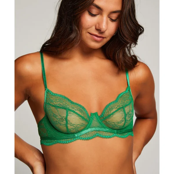 Soutien-gorge non-rembourré à armatures Isabelle - Vert