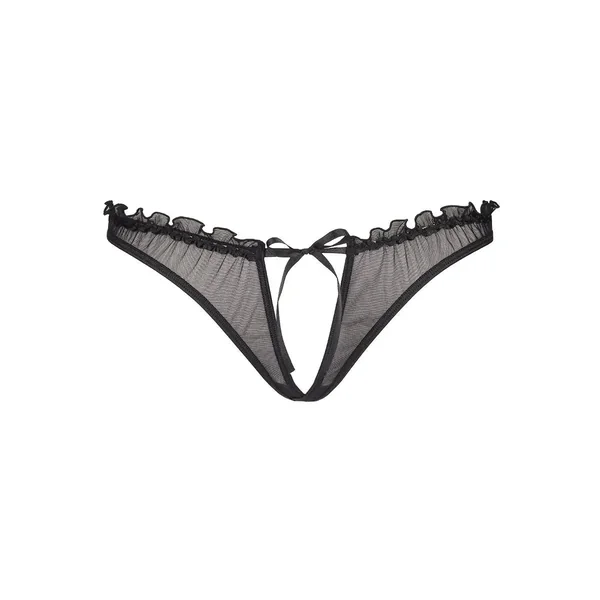 Soutien-gorge ouvert Charbon V-6451