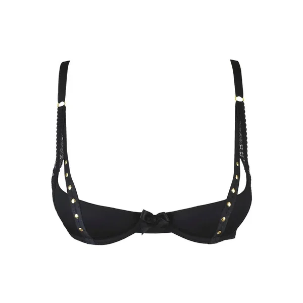 Soutien-gorge ouvert noir V-9781