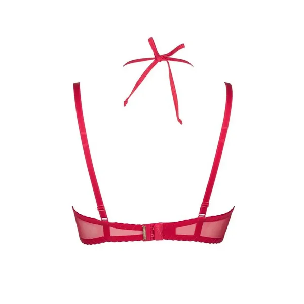 Soutien-gorge ouvert Rouge V-6481 (85D)