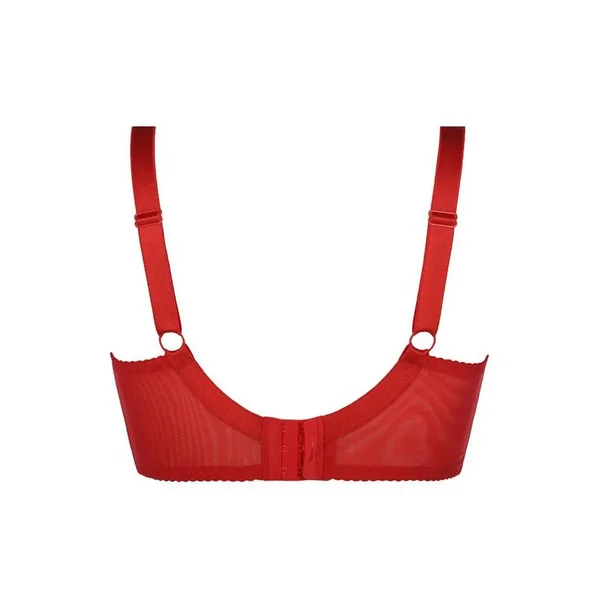 Soutien-gorge ouvert rouge V-8741