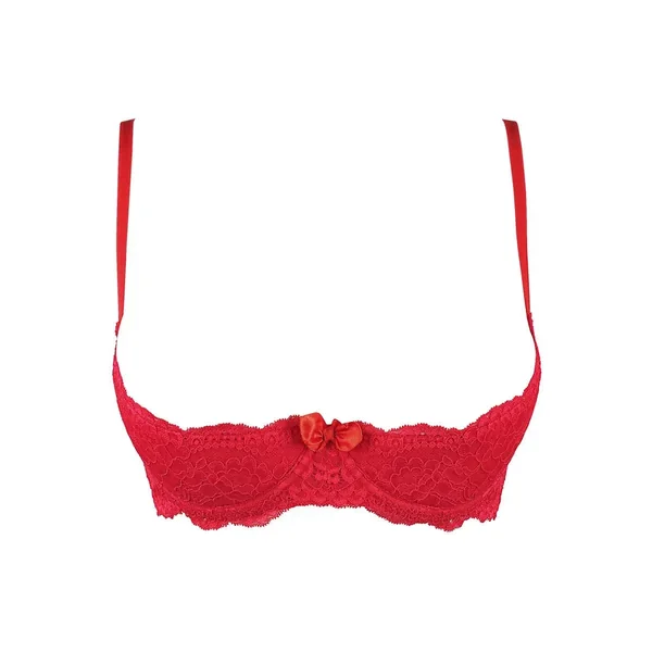 Soutien-gorge ouvert rouge V-9801