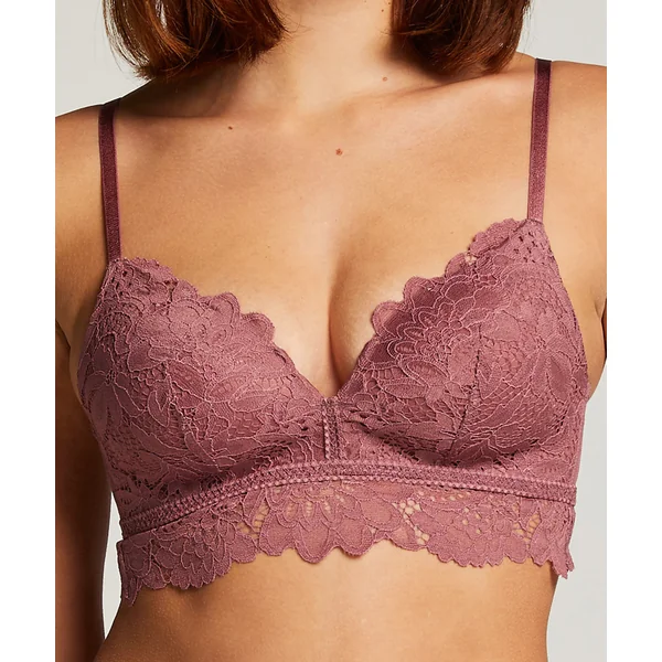 Soutien-gorge préformé sans armatures longline Shiloh - Violet