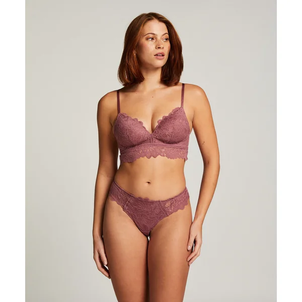 Soutien-gorge préformé sans armatures longline Shiloh - Violet