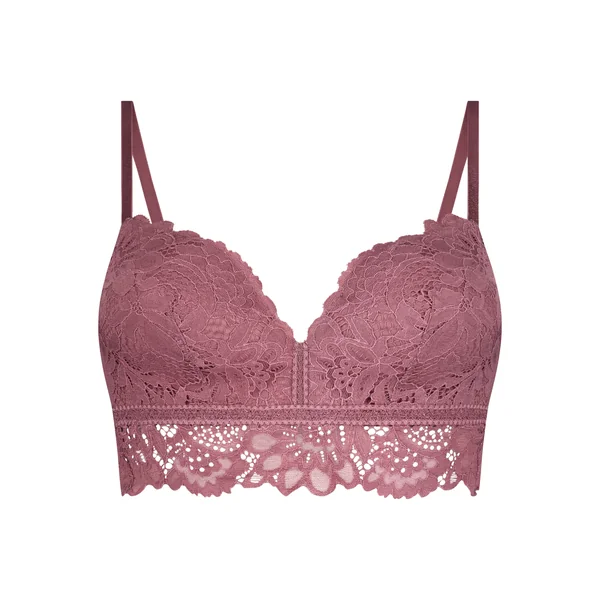 Soutien-gorge préformé sans armatures longline Shiloh - Violet