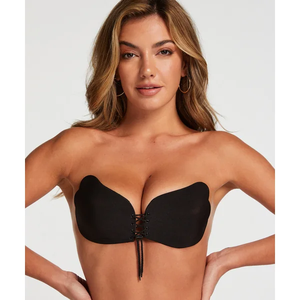 Soutien-gorge push-up autocollant - Noir