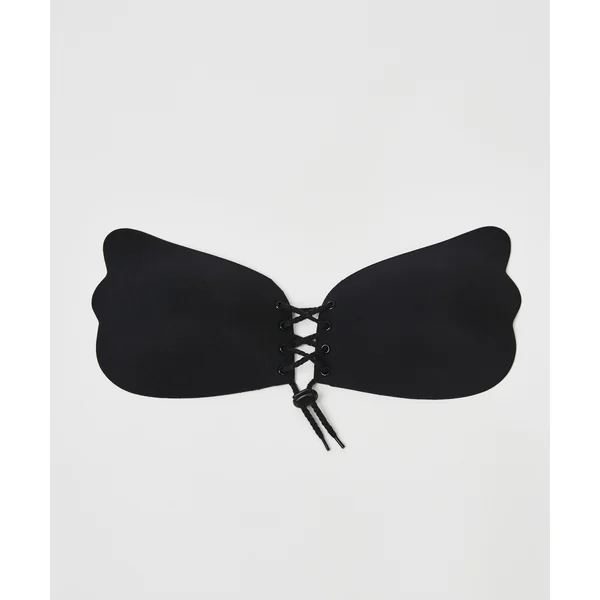 Soutien-gorge push-up autocollant - Noir