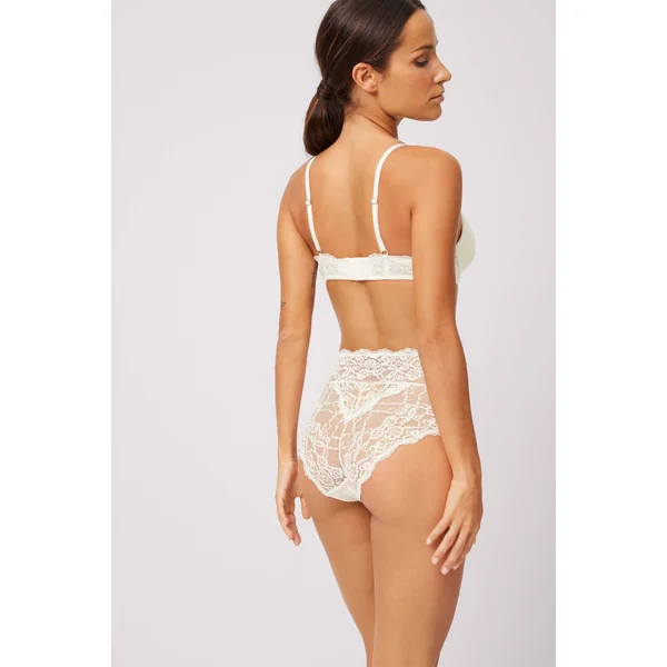 Soutien-gorge push-up et culotte de lingerie à taille haute