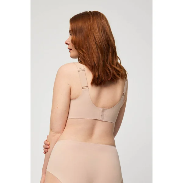 Soutien-gorge push-up léger bretelles larges sans armatures Nude