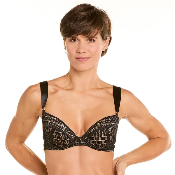 Soutien-gorge push-up noir Merveilleux