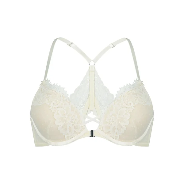 Soutien-gorge push-up rembourré Harmony - Blanc