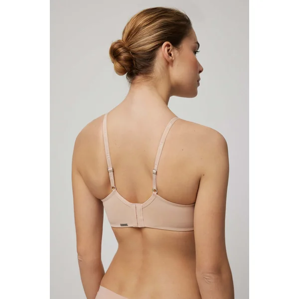 Soutien-gorge push-up sans armatures nude clair