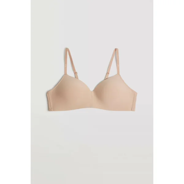 Soutien-gorge push-up sans armatures nude clair