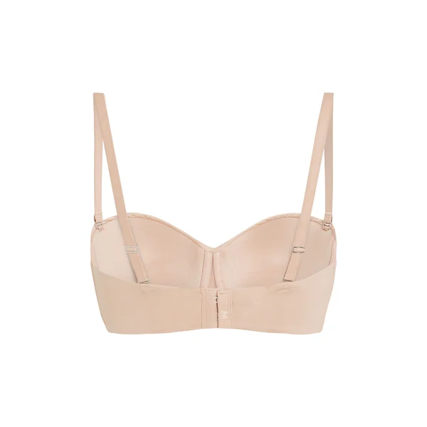 Soutien-gorge push-up sans bretelles à armatures préformé Smooth - Beige
