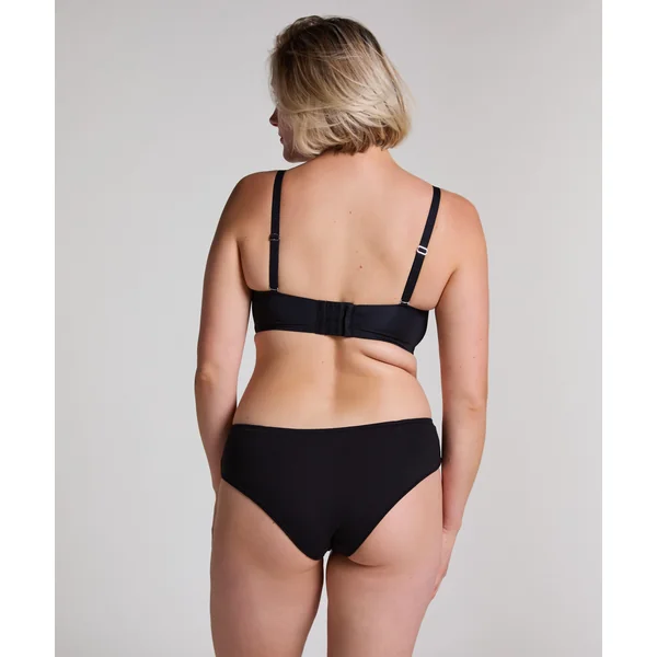 Soutien-gorge push-up sans bretelles à armatures préformé Smooth - Noir