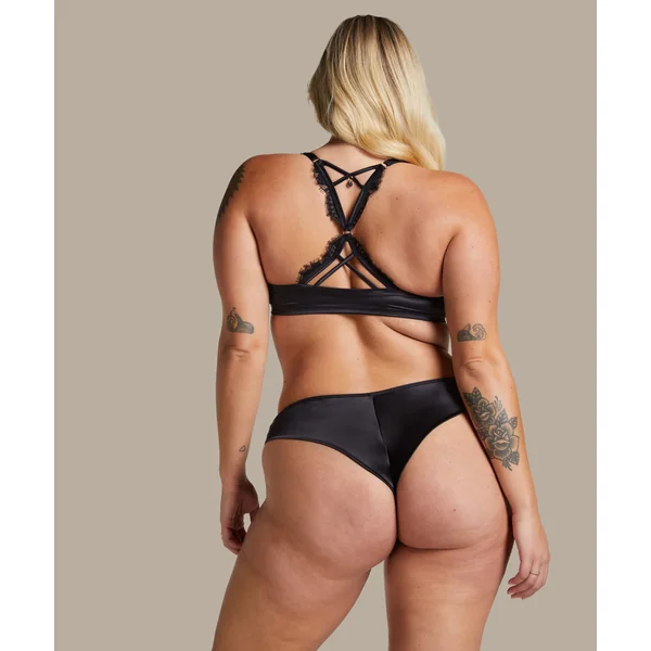 Soutien-gorge push-up à armatures préformé Chalice - Noir