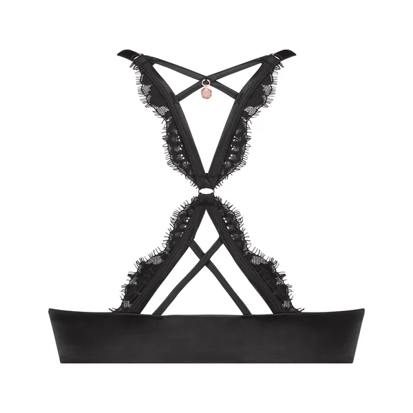 Soutien-gorge push-up à armatures préformé Chalice - Noir