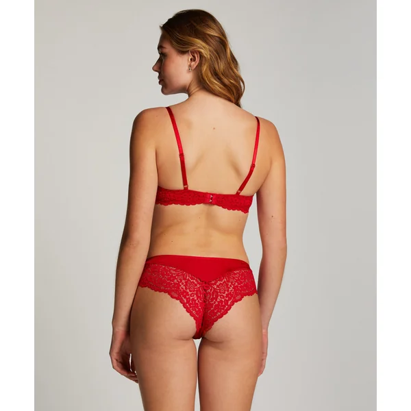 Soutien-gorge push-up à armatures rembourré Rose - Rouge