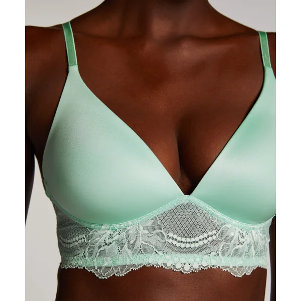 Soutien-gorge rembourré sans armatures Leonie - Vert